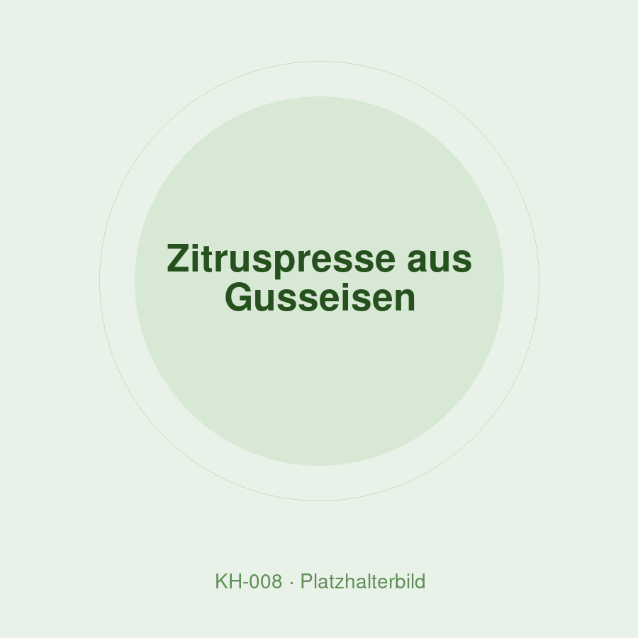 Zitruspresse aus Gusseisen – Platzhalterbild
